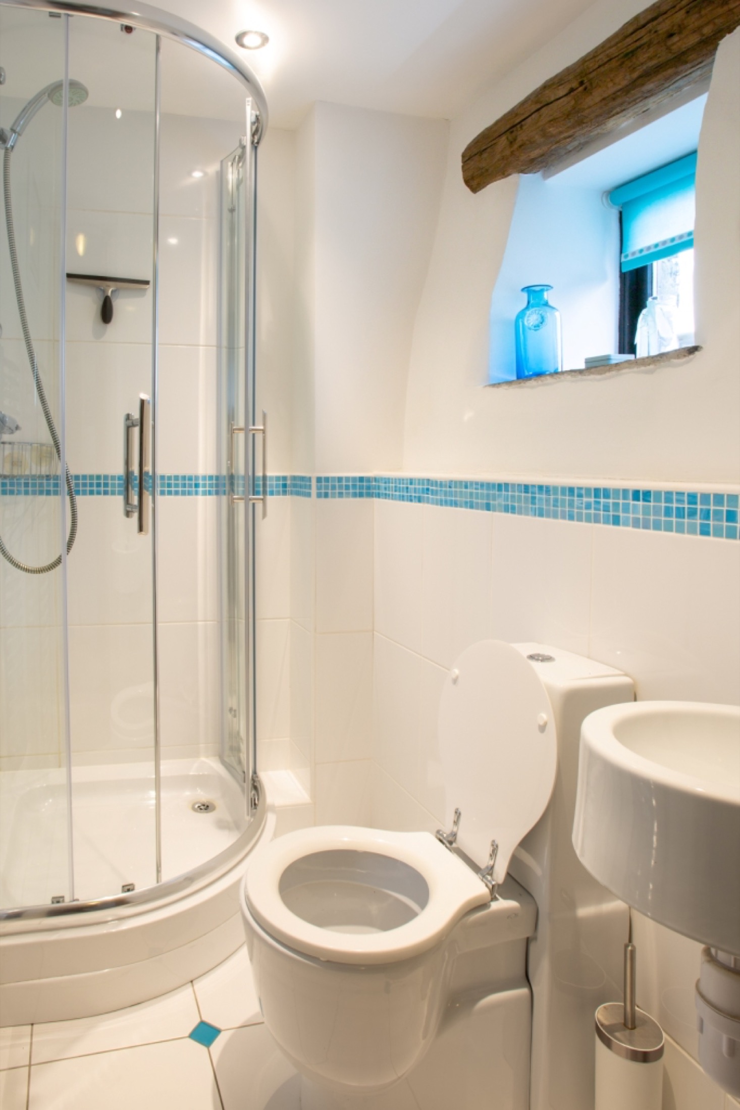 Bathroom at Fell Cottage with freestanding bath