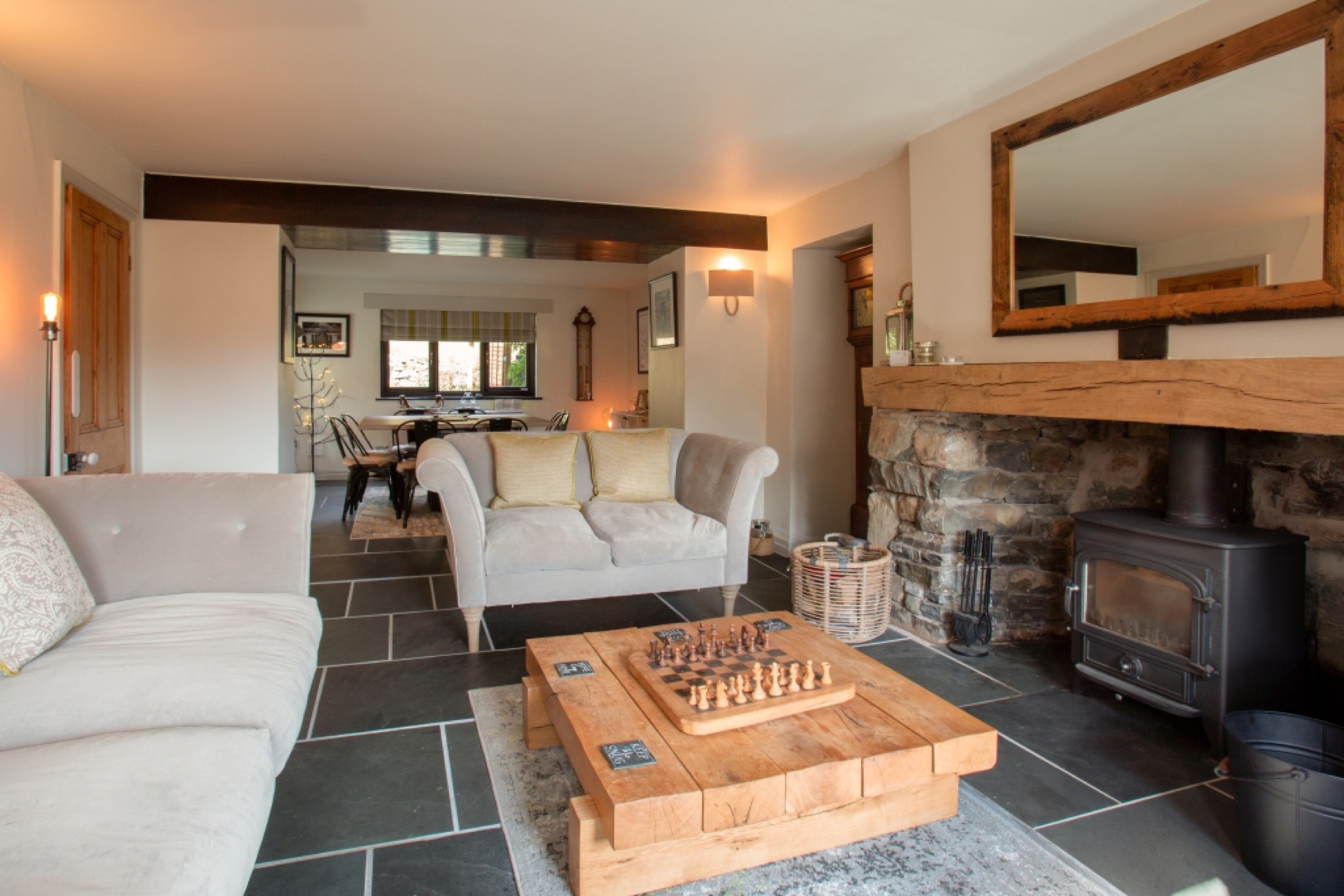 Comfortable living room at Fell Cottage