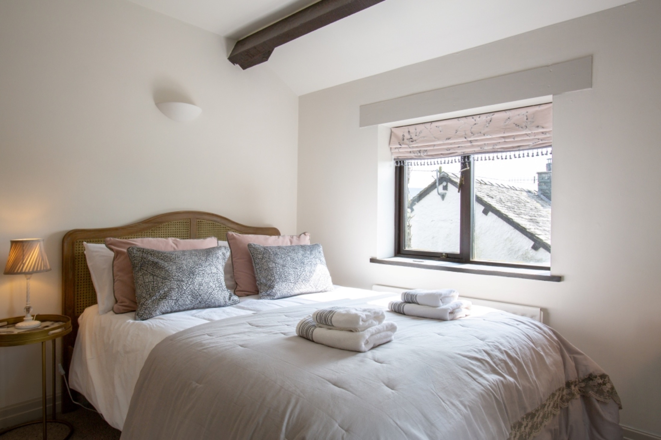 Master bedroom view at Fell Cottage